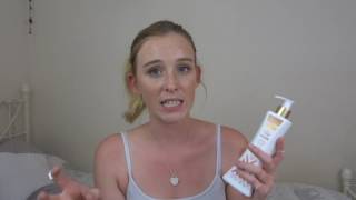 SKINNY TAN BODY GLOW REVIEW  ELLABELLA [upl. by Manard]