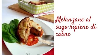 Melanzane al sugo ripiene di carne [upl. by Ahseele]