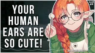 3DIO Elf Girlfriend Cleans your Human Ears ASMR RP  Personal Attention amp Ear Cleaning [upl. by Oakie]