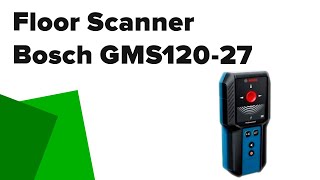 Bosch GMS12027 Review Professional WallFloor Scanner 0601081710 [upl. by Tarazi809]