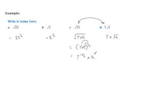 Indices for Square Roots and Cube Roots [upl. by Ianthe]