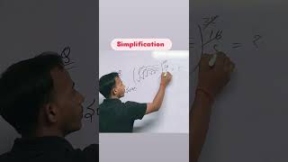 SIMPLIFICATION viralvideo simplification mathytricks youtubeshorts youtube [upl. by Naoma]