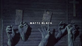 UICIDEBOY  MATTE BLACK Lyric Video [upl. by Owain633]