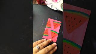 Easy watermelon 🍉 painting art paintingideas shorts [upl. by Ozen]