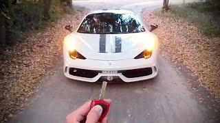 Pure Driving POV Ferrari 458 Speciale Kline Exhaust [upl. by Aicilaana670]