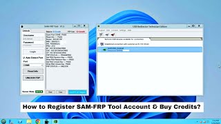 How to Register SAMFRP Tool Account  How to Buy Credits How to Download SAMFRP Tool V15 [upl. by Anyahc]