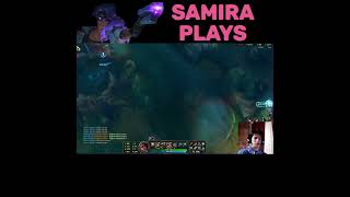 TRIPLETE ASEGURADO leagueoflegends twitch twitchclips posadasmisiones samira lol lolclips [upl. by Ellerey]