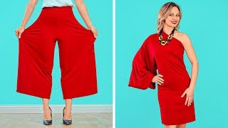 TRUCOS DE MODA Y ROPA DE BRICOLAJE  Consejos inteligentes para chicas por 123 GO [upl. by Ginger]