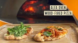 WoodFired Pizza On The ALFA Pizza Oven [upl. by Lehcim]