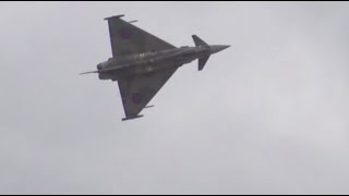 RAF Battle of Britain Typhoon FGR4  Yeovilton Air Day 2015 [upl. by Sher]