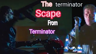 The terminator movie when T800 scape from T800The scene of fighting [upl. by Ibrab]