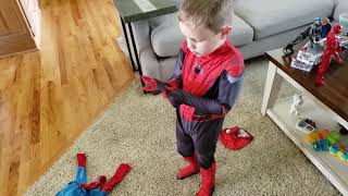 New spiderman costume [upl. by Kristie]