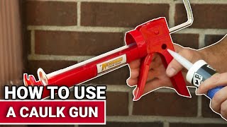 How To Use a Caulk Gun  Ace Hardware [upl. by Relyt]