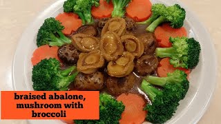 Braised abalone mushroom with broccoli [upl. by Voe]