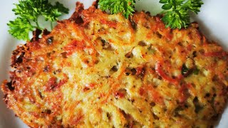 Bramboráky se salámem a sýremPotato pancakes with salami and cheese [upl. by Yelsew]