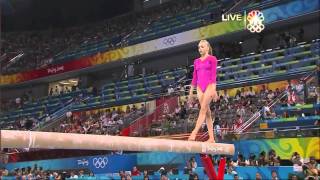 Nastia Liukin  Balance Beam  2008 Olympics All Around [upl. by Marela]