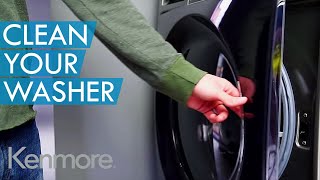 How to Clean Your Washing Machine Kenmore Clean Washer Cycle [upl. by Einnhoj202]