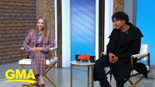 Amanda Seyfried and Naveen Andrews talk getting into character for ‘The Dropout’ l GMA [upl. by Okihsoy743]