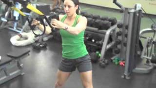 TRX Curtsy Lunge To Lateral Lunge [upl. by Nanah]