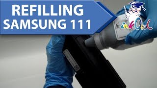 How to Refill SAMSUNG MLTD111S 111S Toner Cartridges for M2020 M2070 [upl. by Notselrahc112]