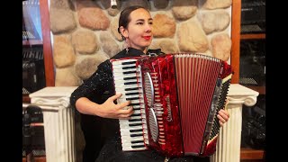 6375  Red Crucianelli Giorgiantoni Antonio Piano Accordion LMMH 41 120 2499 [upl. by Iht]