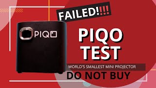 PIQO World’s Most Powerful 1080p Pocket Projector Testing amp Review [upl. by Airasor]