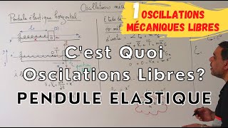 Partie 1 Oscillations mécaniques libres SV amp SG [upl. by Beeck646]