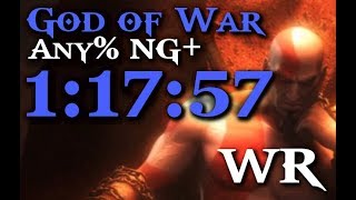 God of War  NG Speedrun in 11757 Former WR [upl. by Reinal]