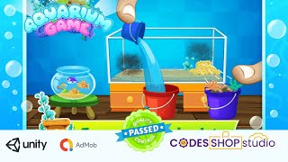 Fish Tank My Aquarium Game  Aquarium Game  Fish  100 unity code tested [upl. by Meelak592]