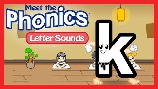 Meet the Phonics Letter Sounds  k [upl. by Asssilem]