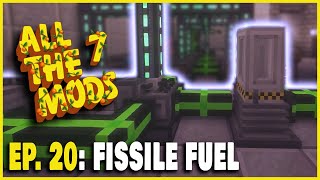 Mekanism Fissile Fuel Factory For Beginners  All The Mods 7 EPISODE 20 [upl. by Chryste]