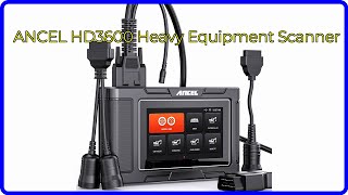 REVIEW 2024 ANCEL HD3600 Heavy Equipment Scanner ESSENTIAL details [upl. by Ahsenot]