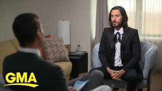 Jared Leto talks new movie ‘House of Gucci’  GMA [upl. by Boccaj]