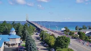 LIVE Mackinac Bridge Labor Day Walk [upl. by Liuqnoj]