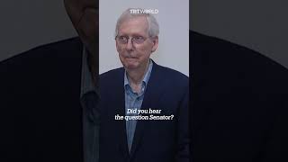 US Republican Senate leader McConnell freezes up at Kentucky event [upl. by Hsaniva]