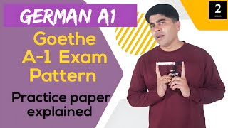 2 Goethe Zertifikat A1 Prüfung  German A1 Goethe Exam preparation series exam pattern in detail [upl. by Tris]