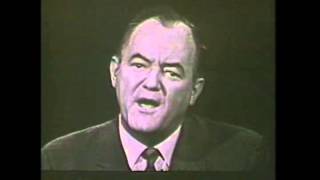 Humphrey Talks to Nation LBJ 1964 Presidential campaign commercial VTR 456820 [upl. by Ateekal336]