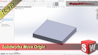 Solidworks How To Move Origin [upl. by Noellyn]