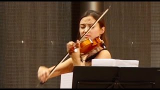 SPOHR Violin Competition Sumina Studer  W A Mozart Sonata in Bflat Major Andantino [upl. by Suivatra]