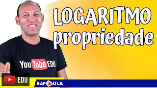 Propriedade dos logaritmos 🔵 APLICAÇÃO [upl. by Berhley57]