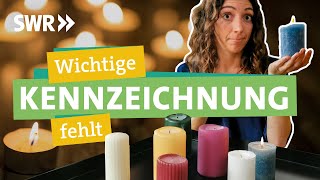 Kerzen Teelichter Bienenwachs und LED – hinter den Kulissen I Ökochecker SWR [upl. by Templeton]