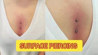 SURFACE PIERCING dont do it AT HOME [upl. by Cheyney19]