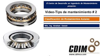 Clasificación de Rodamientos Axiales  VideoTips de Mantenimiento Nº 2 [upl. by Rossie253]