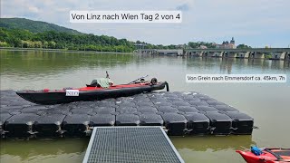 Auf der Donau von Linz nach Wien Tag 2 von 4 GreinEmmendorf [upl. by Alleda]