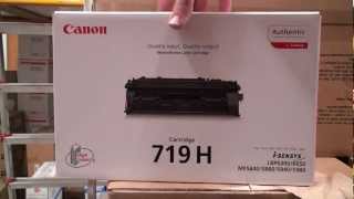 Canon Toner Cartridge CRG719H 3480B002 Black [upl. by Amzaj]