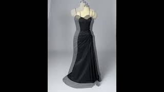 Sexy Trumpet  Mermaid Black Prom Dresses 2024 [upl. by Atinehc]