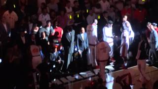 Miami Heat Video Introduction 201314 and Starting Lineups [upl. by Elocaj]