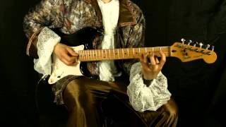 Bachs Cello Suite No1 Prelude performed on electric guitar by Classicals Rocked [upl. by Zetnas]