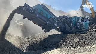 Powerscreen Trakpactor 290SR mobile impact crusher working in New Zealand [upl. by Ariadne]