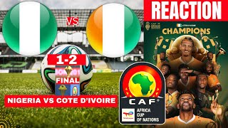 Nigeria vs Cote DIvoire 12 Live Africa Cup Nation AFCON Final Football Match Score Super Eagles [upl. by Orton]